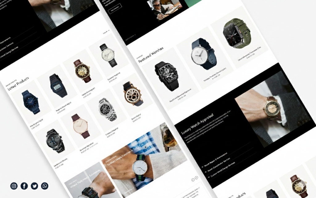 Prestige Timepieces - Luxury Watches E-Commerce Platform